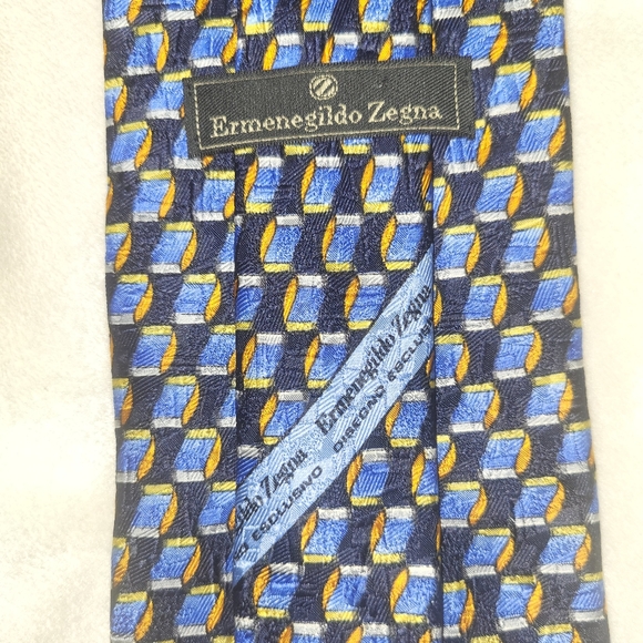 Ermenegildo Zegna Silk Tie, Made In Italy - Picture 3 of 6